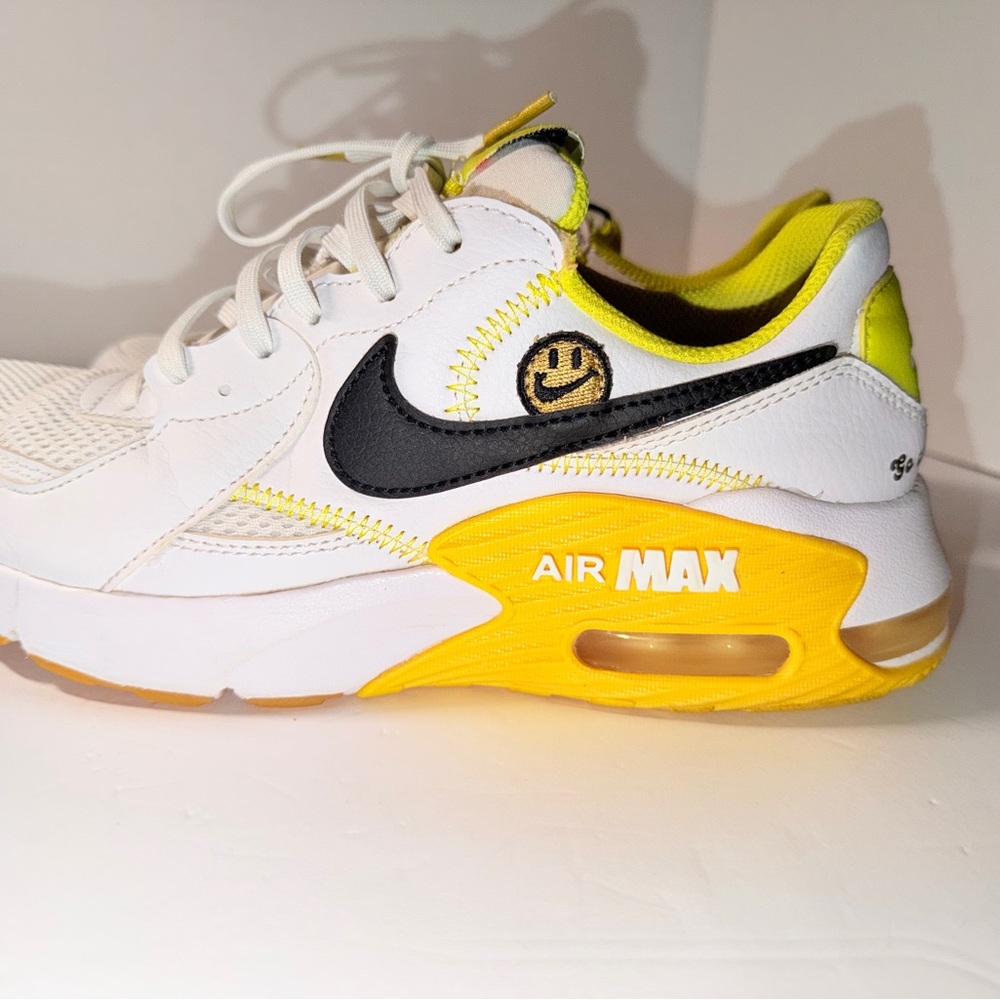 Nike Kids White, Yellow & Black Air Max Sneaker